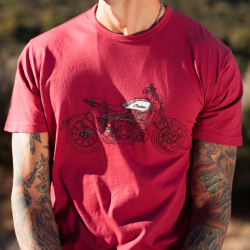 T-SHIRT HAND DRAWN BIKE