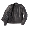 DENTON LEDERJACKE, SCHWARZ