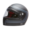 MATTE STRIPE FULLFACE HELMET, BLACK