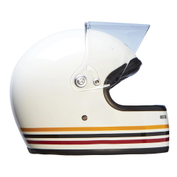 RETRO FULL FACE HELMET, WHITE