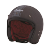 CARBON OPEN FACE HELMET, BLACK