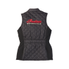 QUILTED VEST, BLACK