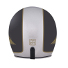 TWO TONE OPEN FACE HELMET,SILVER/BLACK