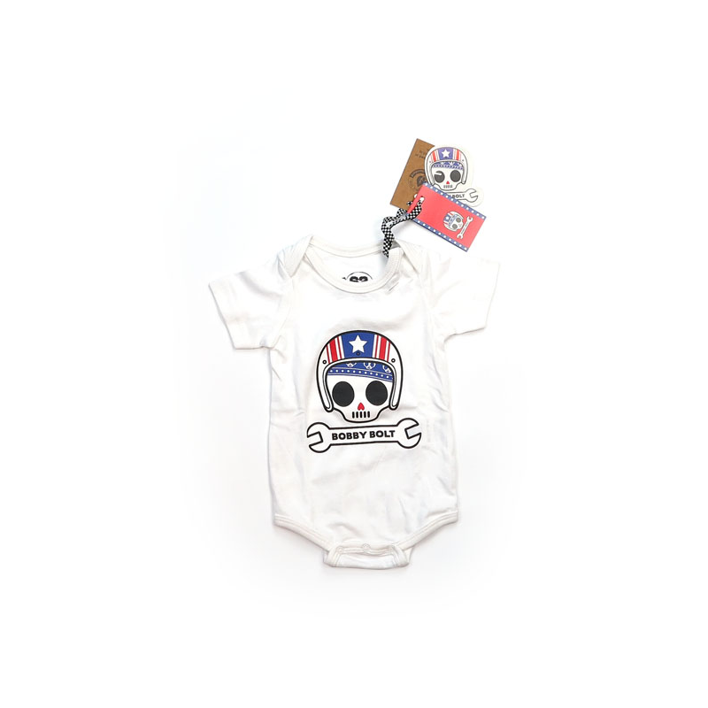 Bobby Bolt Usa Bodysuit White