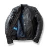 Drew-lederjacke, Schwarz