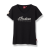 T-SHIRT LOGO LETTRES CURSIVES NOIR