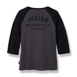 Women’s Quarter-sleeve Tee In Charcoal