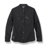 Women’s Washed Denim Shirt In Black