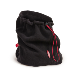 Men’s Script Fleece Neck Warmer In Black