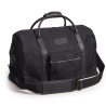 Waxed Canvas Duffel Bag In Black