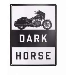 Dark Horse Metal Sign