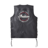 MENS WESTERN VEST BK