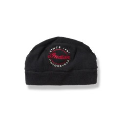 SCRIPT FLEECE BEANIE BK