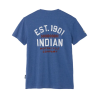 Men's Est 1901 Checked T-Shirt, Blue