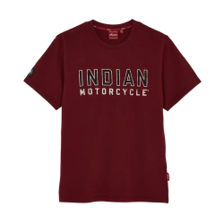 Men's Distressed Block Logo T-Shirt, Port