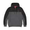 Men's Colorblock Script Hoodie, Gray