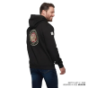 Men's Applique Headdress Hoodie, Black