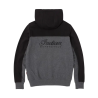 Women's Colorblock Script Hoodie, Gray