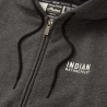 Women's Charcoal Black Contrast Hoodie, Gray