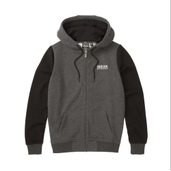 Women's Charcoal Black Contrast Hoodie, Gray