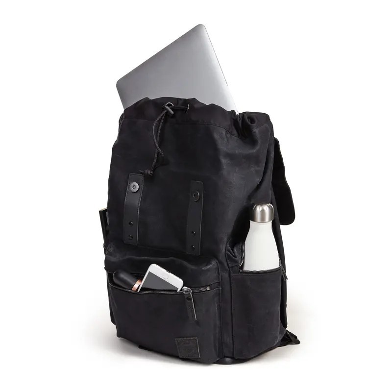 Sac à Dos Moto Craftride CR3 En Canvas Ciré Brun 13L - Neuf Avec étiquette