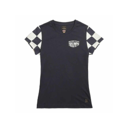 Marie Damen-t-shirt Schwarz / Knochen
